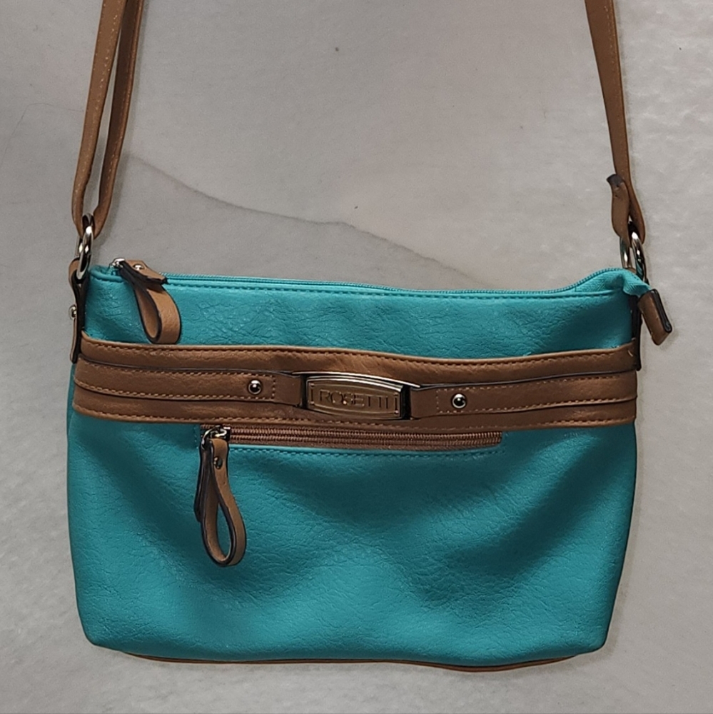 Turqouise Rosetti Shoulder Bag